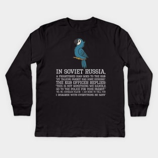 Anti Socialist & Communist - USSR Soviet Russian Joke Kids Long Sleeve T-Shirt
